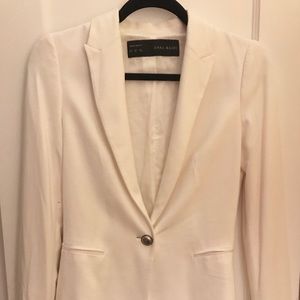 Zara ivory white blazer